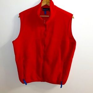 Vintage Men’s Patagonia Synchilla Full Zip Fleece Vest in Red. Great condition